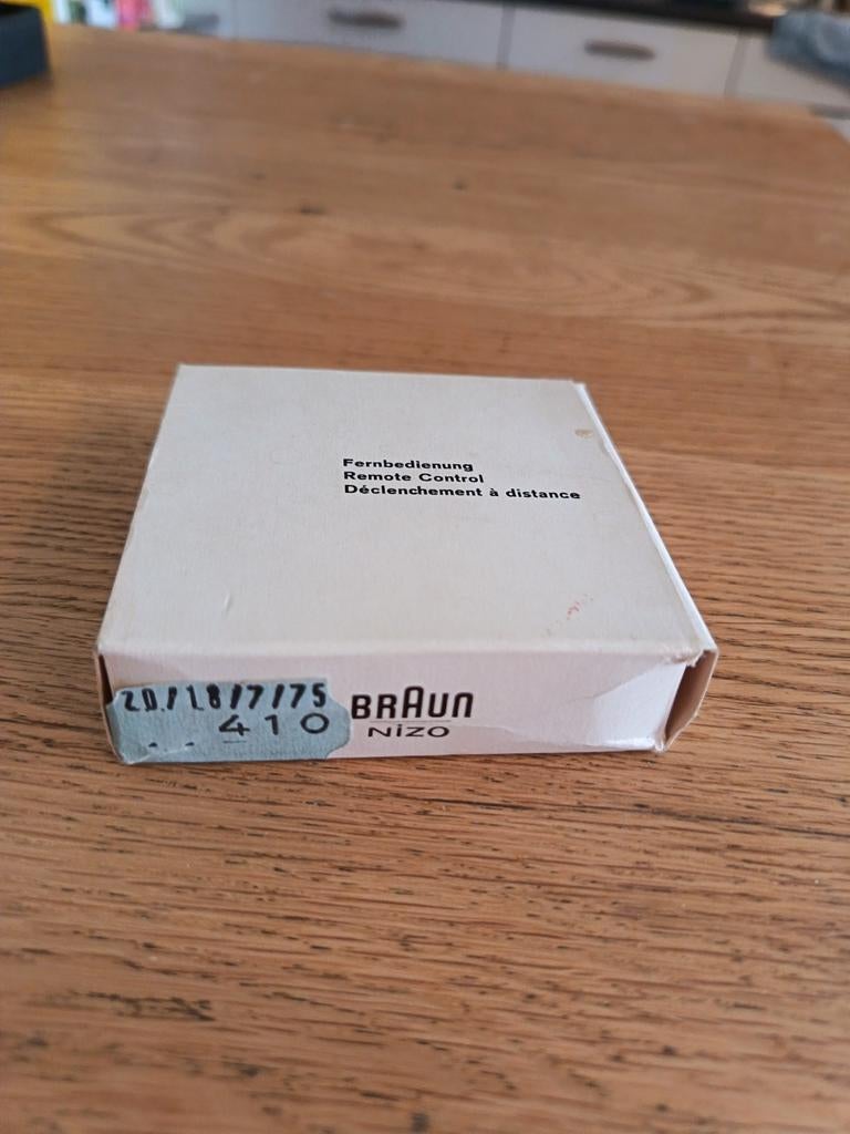 Braun Nizo Afstandsbediening 410 (Vintage), Ophalen of Verzenden, Nieuw, Origineel