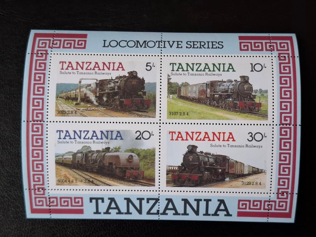 Tanzania 1985 Treinen, Ophalen of Verzenden, Tanzania, Postfris