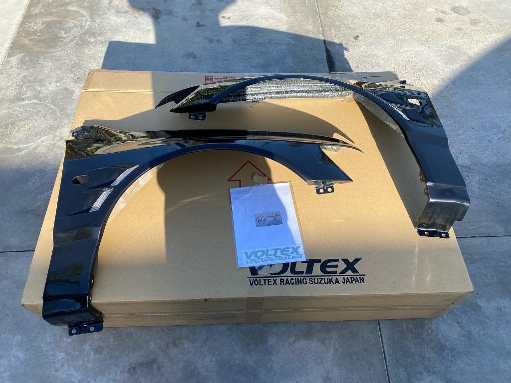 Voltex Fender set zijschermen - Lancer Evo Evolution 8 9 03+, Ophalen of Verzenden