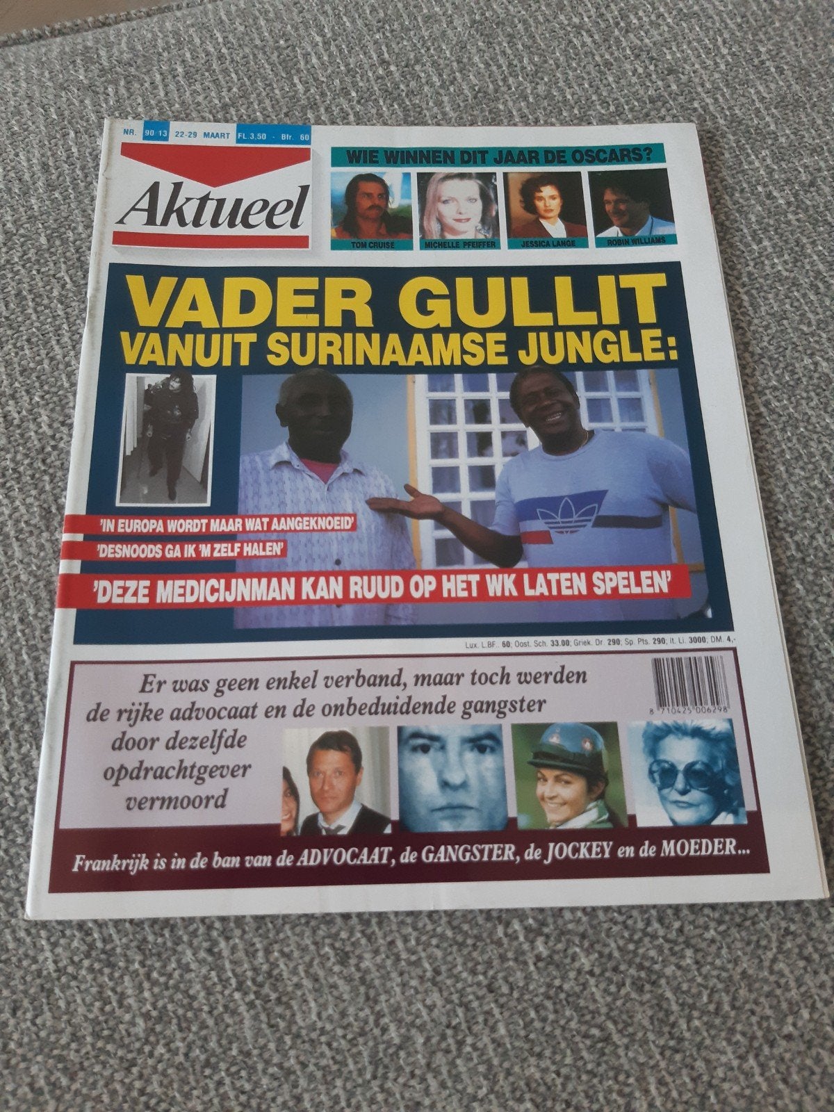 13.Aktueel 1990. Ruud Gullit. Tom Cruise. Michelle Pfeiffer., Verzamelen, Verzenden, 1980 tot heden, Tijdschrift