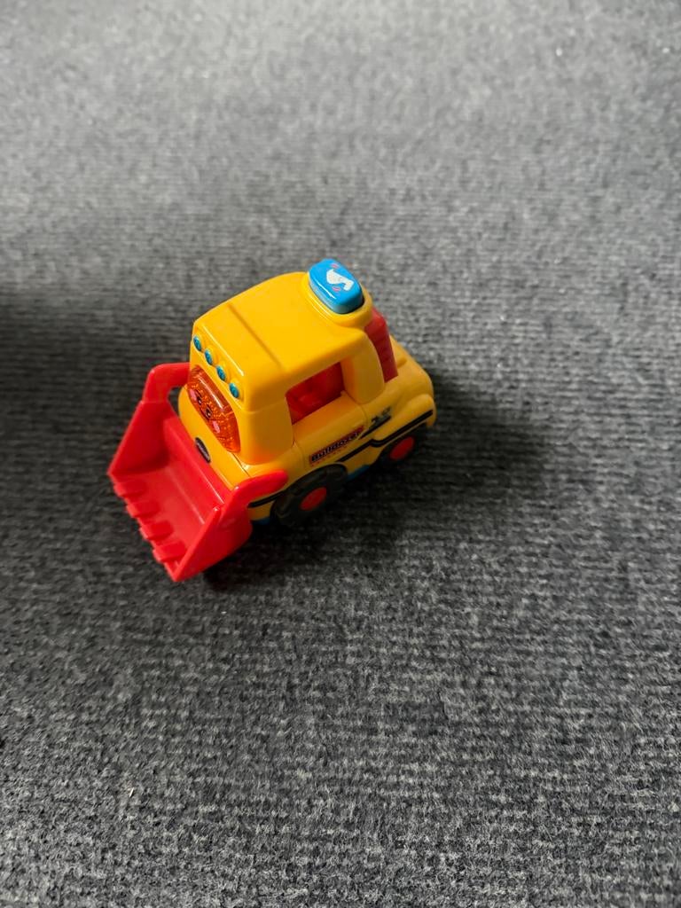 Gele bulldozer speelgoedauto met geluid, Ophalen, Nieuw