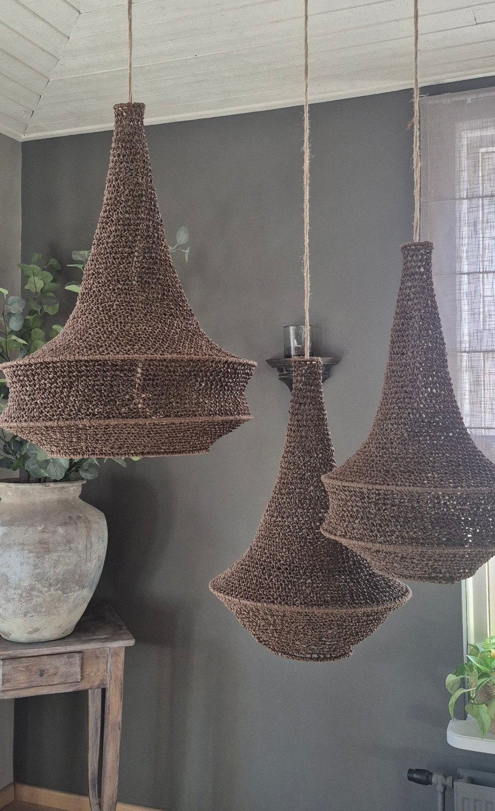 Gehaakte  Marrokaanse lampen Oosterse Lampen, Huis en Inrichting, Ophalen, Nieuw, Boho Ibiza