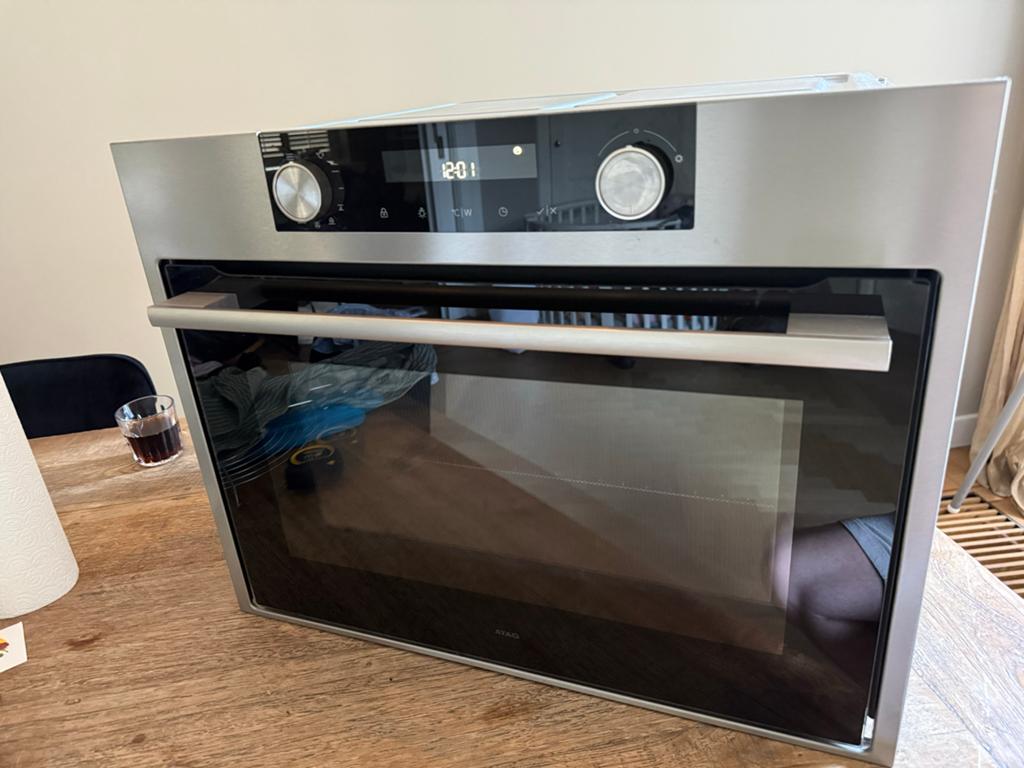 ATAG CX4511C Combi-magnetron - Inbouw, Ophalen, 45 tot 50 cm, Gebruikt, Hete lucht