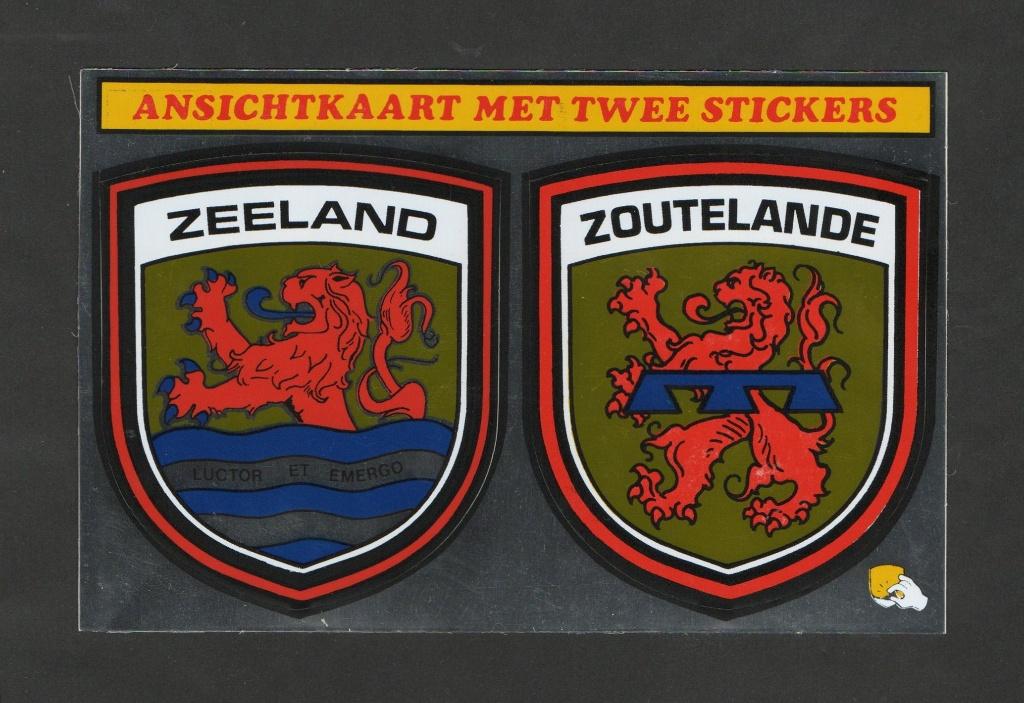 Vinyl Sticker Zeeland Zoutelande Wapen Luctor et Emergo, Verzamelen, Ophalen of Verzenden, Zo goed als nieuw