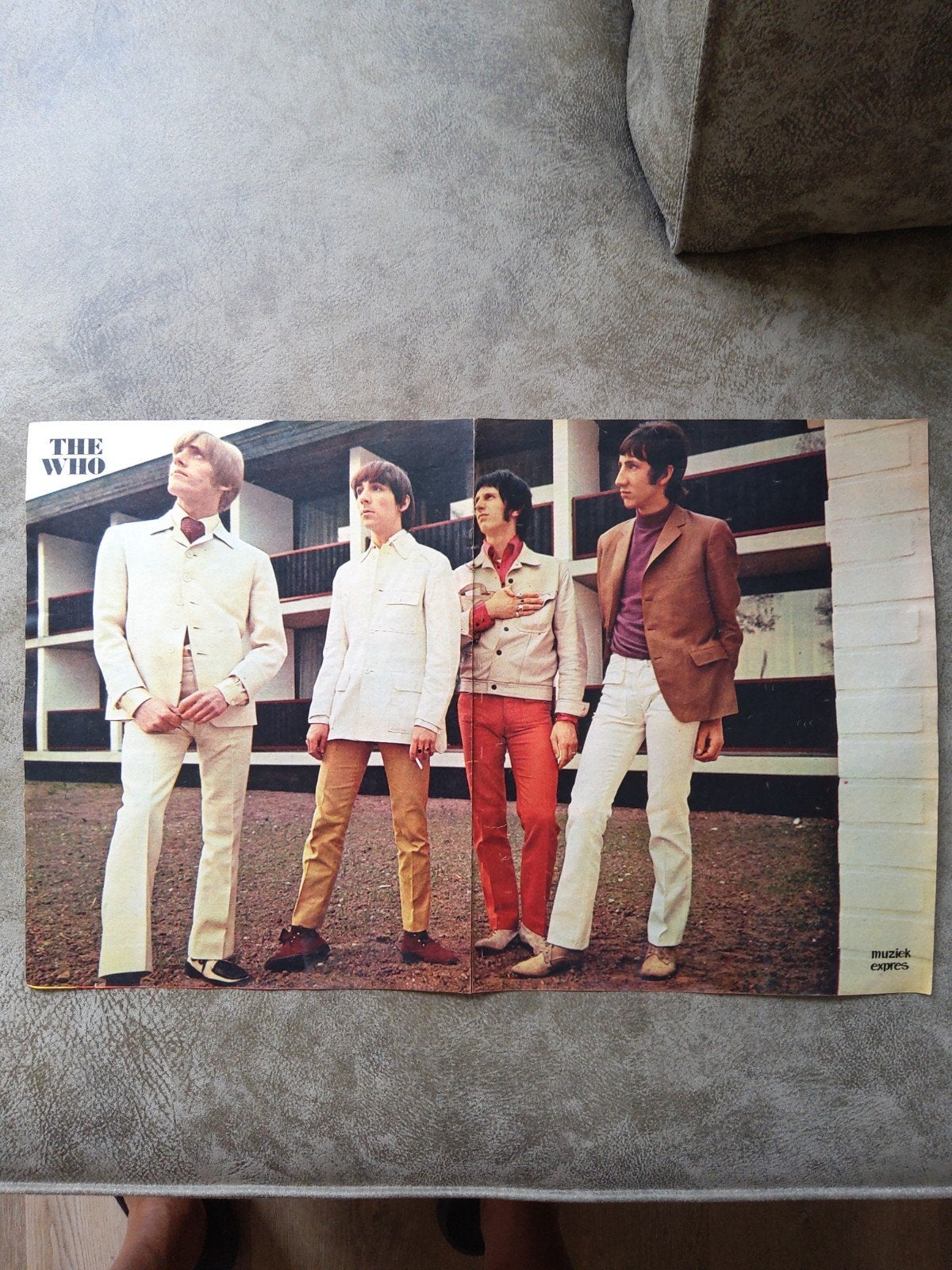 The Who:   Poster  muziek expres, Ophalen of Verzenden, A1 t/m A3, Film en Tv