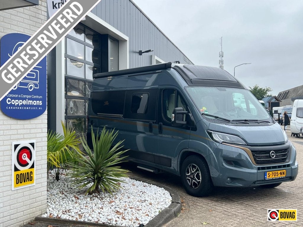Laika Ecovip 600 automaat, busbiker, nieuwstaat, vol opties, Caravans en Kamperen, Automaat, Chemisch toilet, Buscamper of Camperbus