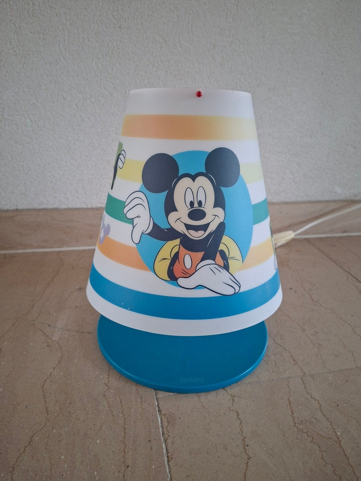 Mickey Mouse lamp Philips Disney, Ophalen of Verzenden, Zo goed als nieuw, Meerkleurig, Lamp
