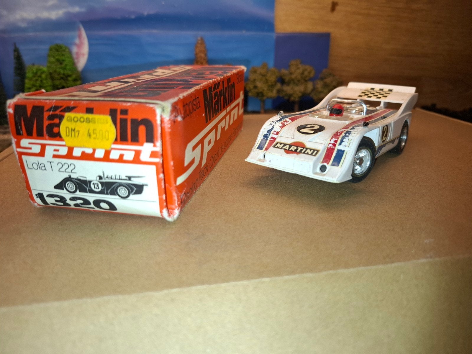 marklin sprint witte raceauto, Kinderen en Baby's, Overige merken, Ophalen of Verzenden, Elektrisch, Racebaan