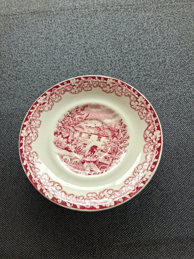 Oud bordje societe ceramique boerenhoeve, Ophalen of Verzenden