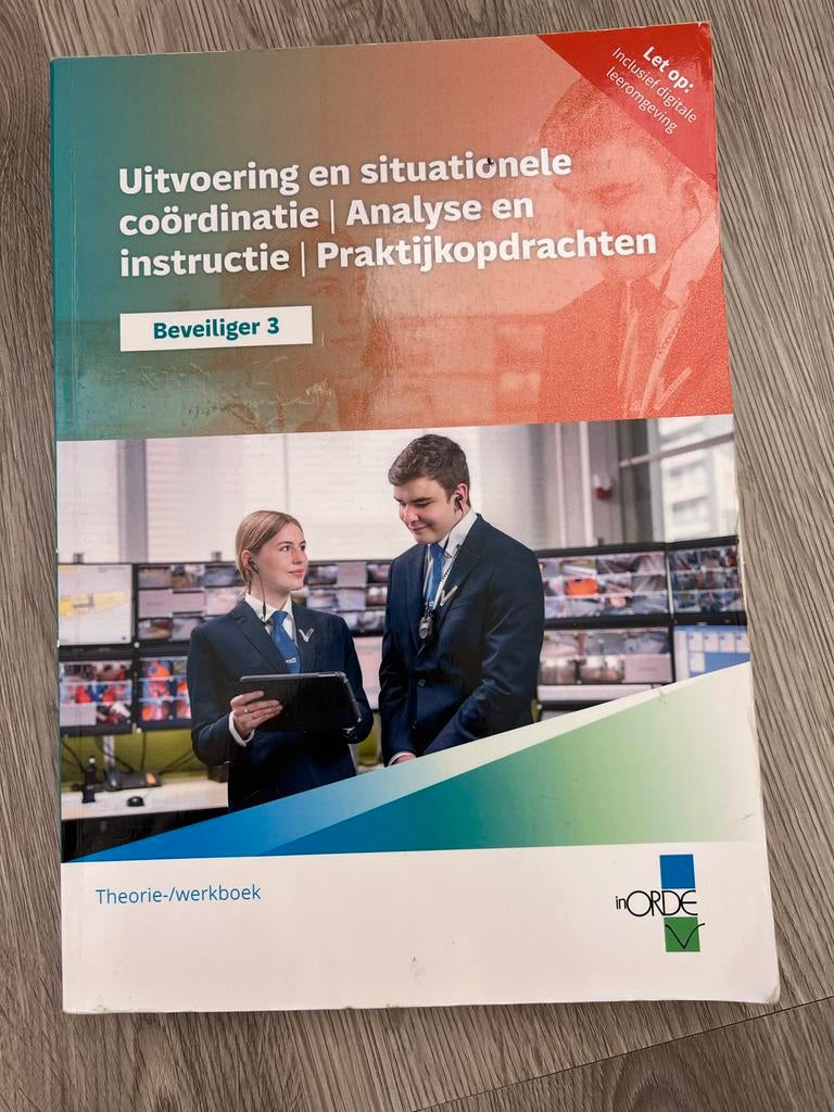 Uitvoering en situationele coördinatie Beveiliger 3, Boeken, Ophalen of Verzenden, Zo goed als nieuw, MBO