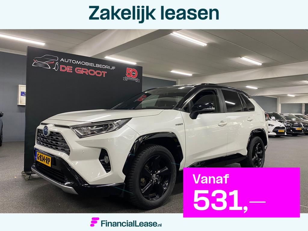 Toyota RAV4 2.5 Hybrid Bi-Tone/ Automaat/ Achteruitrijcamera, Gebruikt, 4 cilinders, 2487 cc, Wit