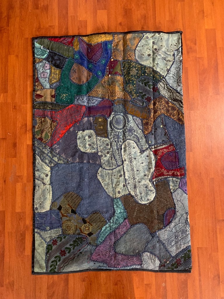 wandkleed India, Gebruikt, Decoratieobject, 95 cm, Ophalen of Verzenden