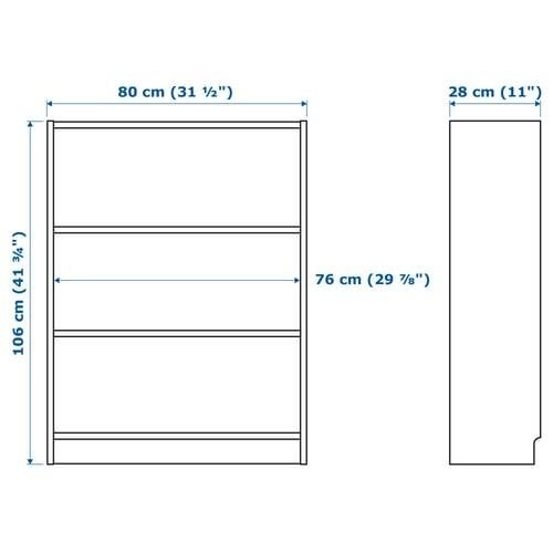 Twee Billy boekenkasten, laag model, Ophalen, Gebruikt, 100 tot 150 cm, 50 tot 100 cm