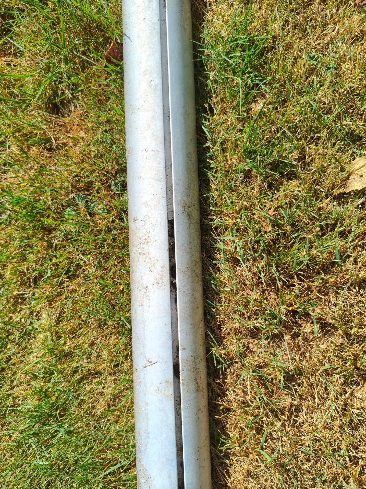 vlaggemast of zeil mast, Ophalen, Aluminium, 80 mm of meer, Dakgoot