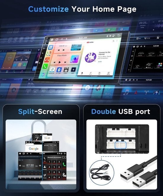 Android Autoradio – Autostereo – Multimedia Speler, Corvance B.V., Verzenden, Nieuw, Corvancebol@gmail.com