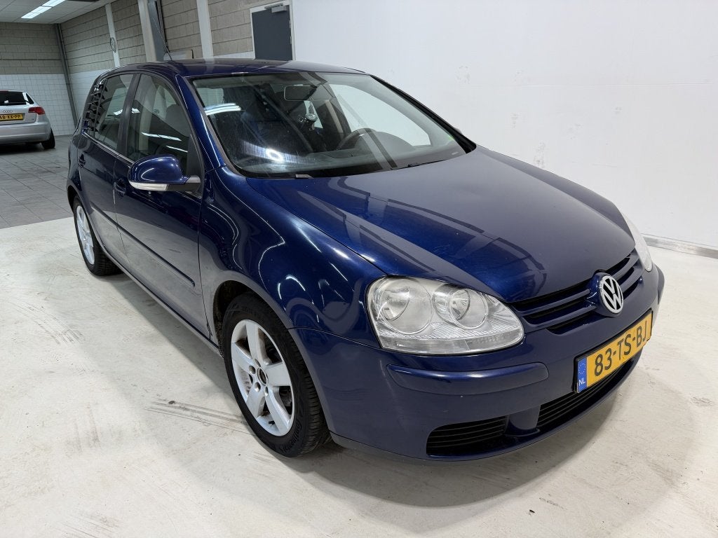 Volkswagen Golf 1.6 FSI Optive (bj 2007), Voorwielaandrijving, Gebruikt, 4 cilinders, Blauw