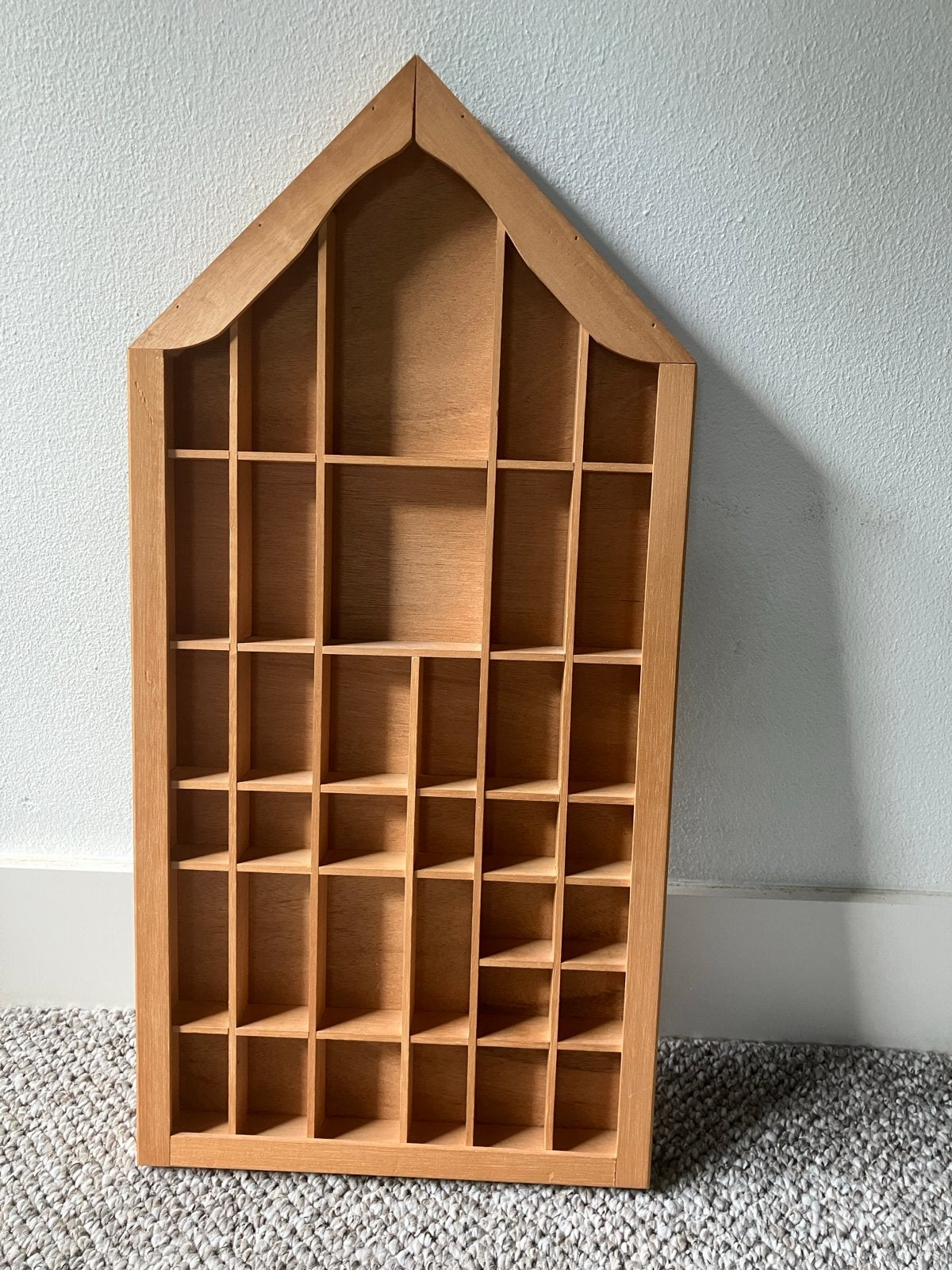 Vintage Houten Letterbak - 69x33cm, Ophalen of Verzenden, Gebruikt