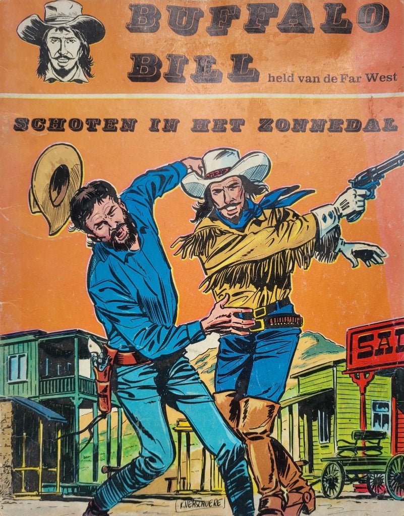 Buffalo Bill - Schoten in het zonnedal, Gelezen, Rik Dierckx, Eén stripboek, Ophalen of Verzenden