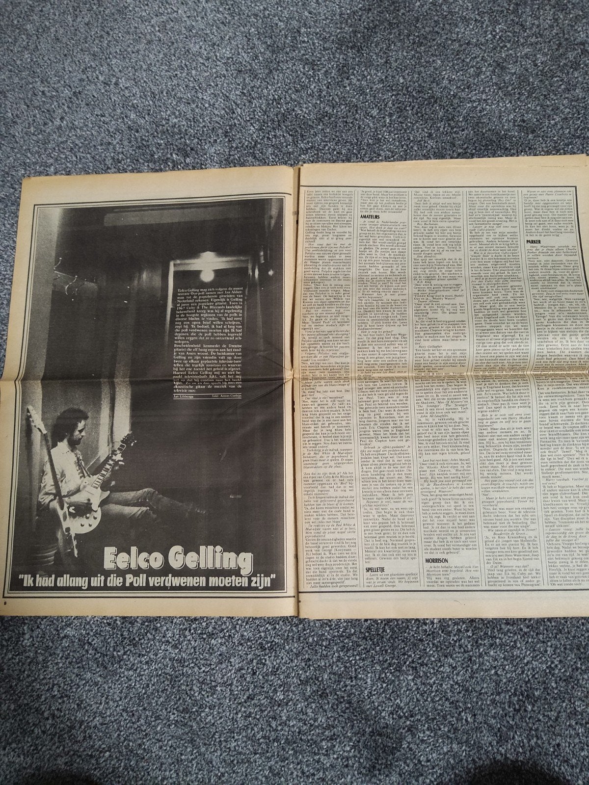 Eelco Gelling:  ( Cuby and the Blizzards )  mei 1976, Ophalen of Verzenden, Gebruikt, Boek, Tijdschrift of Artikel