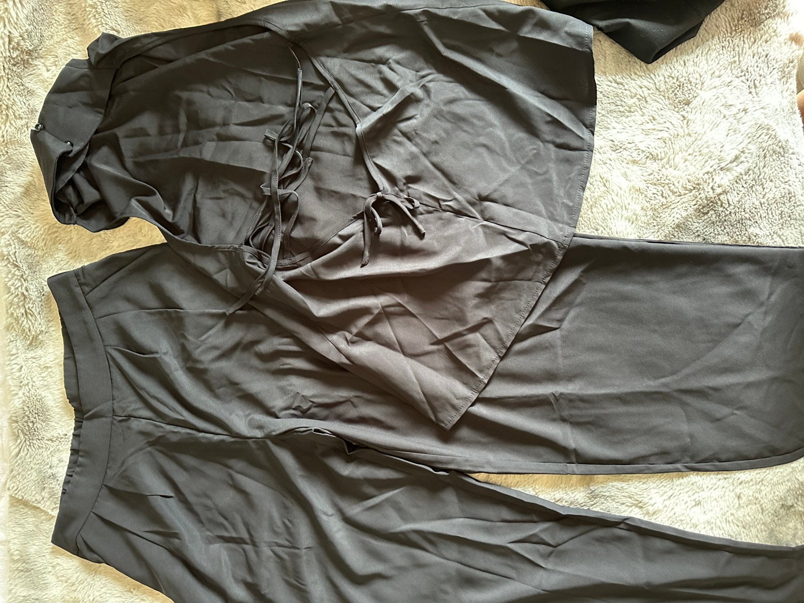 Matching set, Kleding | Dames, Jumpsuits, Ophalen of Verzenden, Zo goed als nieuw, Zwart
