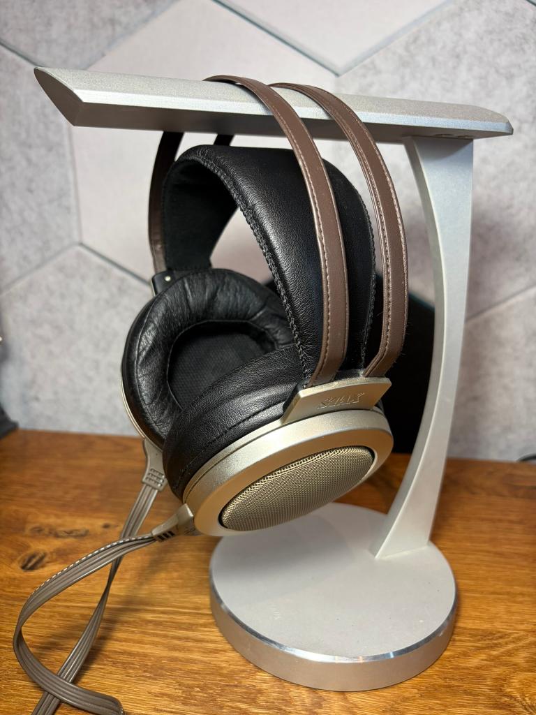 Stax SR-007 MK1 + SRM-353A, Audio, Tv en Foto, Koptelefoons, Gebruikt, Over oor (circumaural), Overige merken, Ophalen of Verzenden
