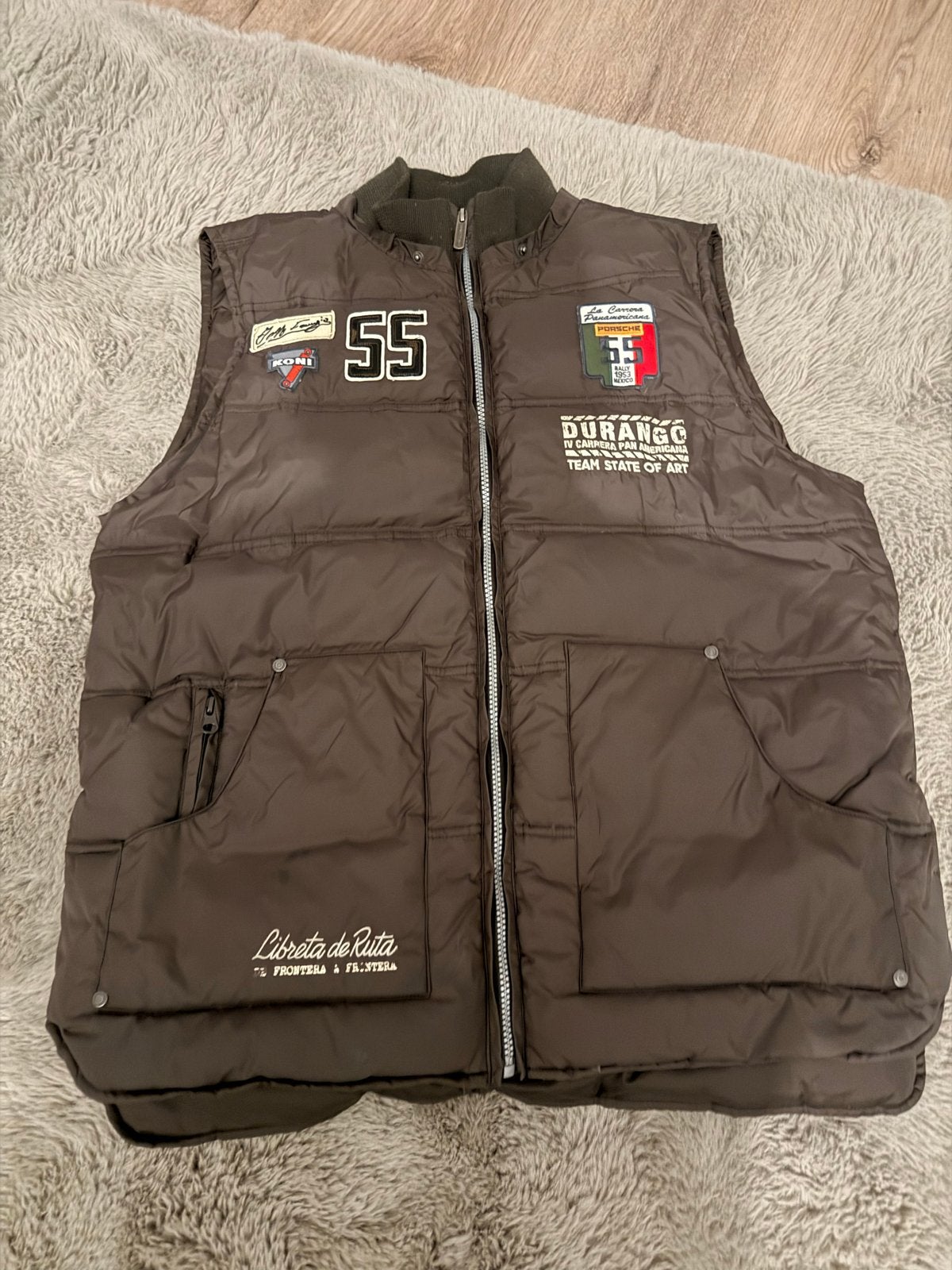 State of Art La Carrera Racing Edition Bodywarmer, Ophalen of Verzenden, Zo goed als nieuw, Maat 38/40 (M), Bruin