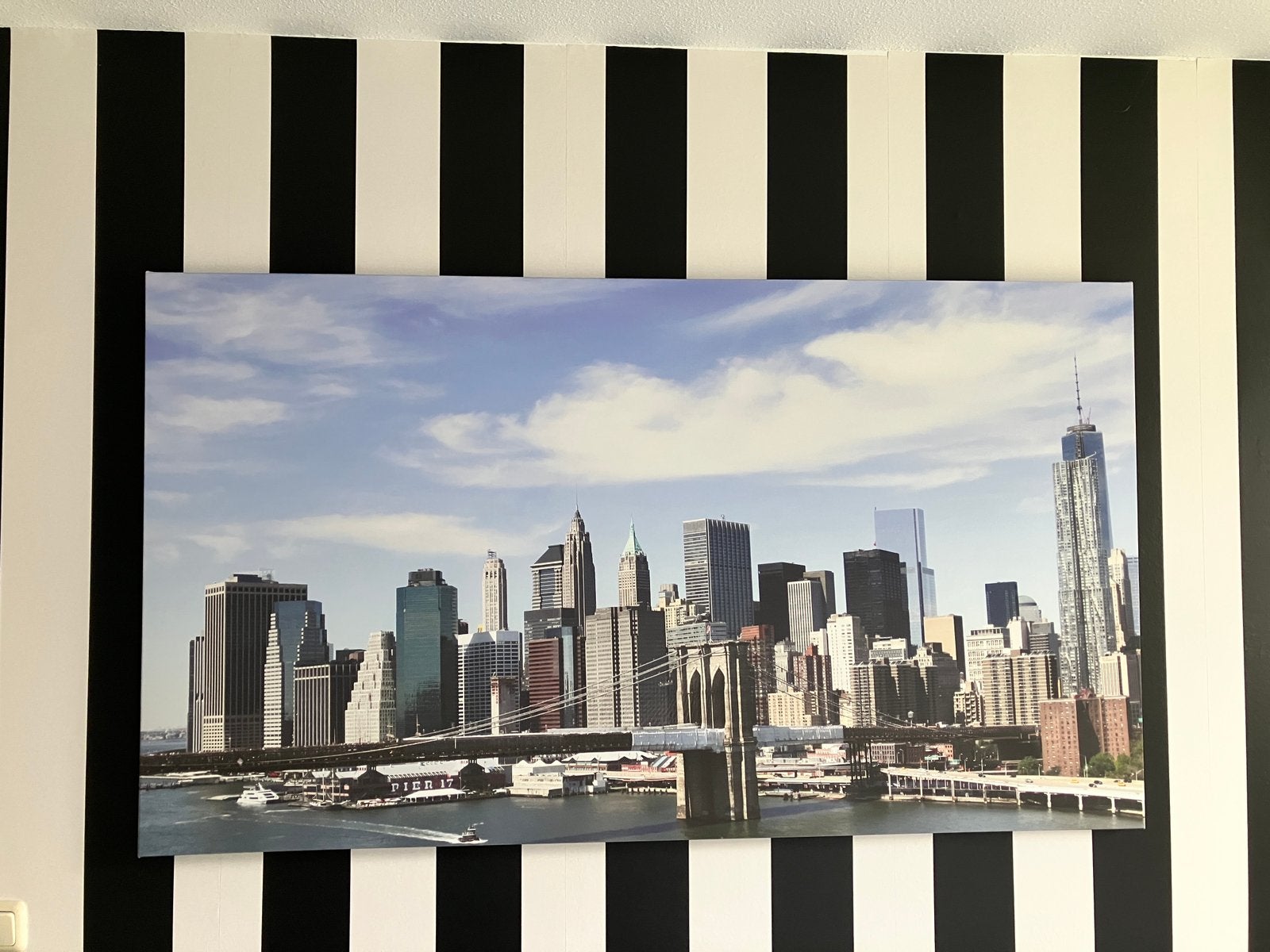 Grote foto op Canvas New York, Ophalen, 1980 tot heden, Zo goed als nieuw