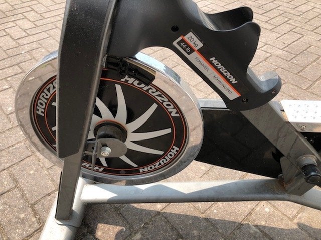 Spinning fiets, Ophalen, Gebruikt, Spinningfiets, Aluminium