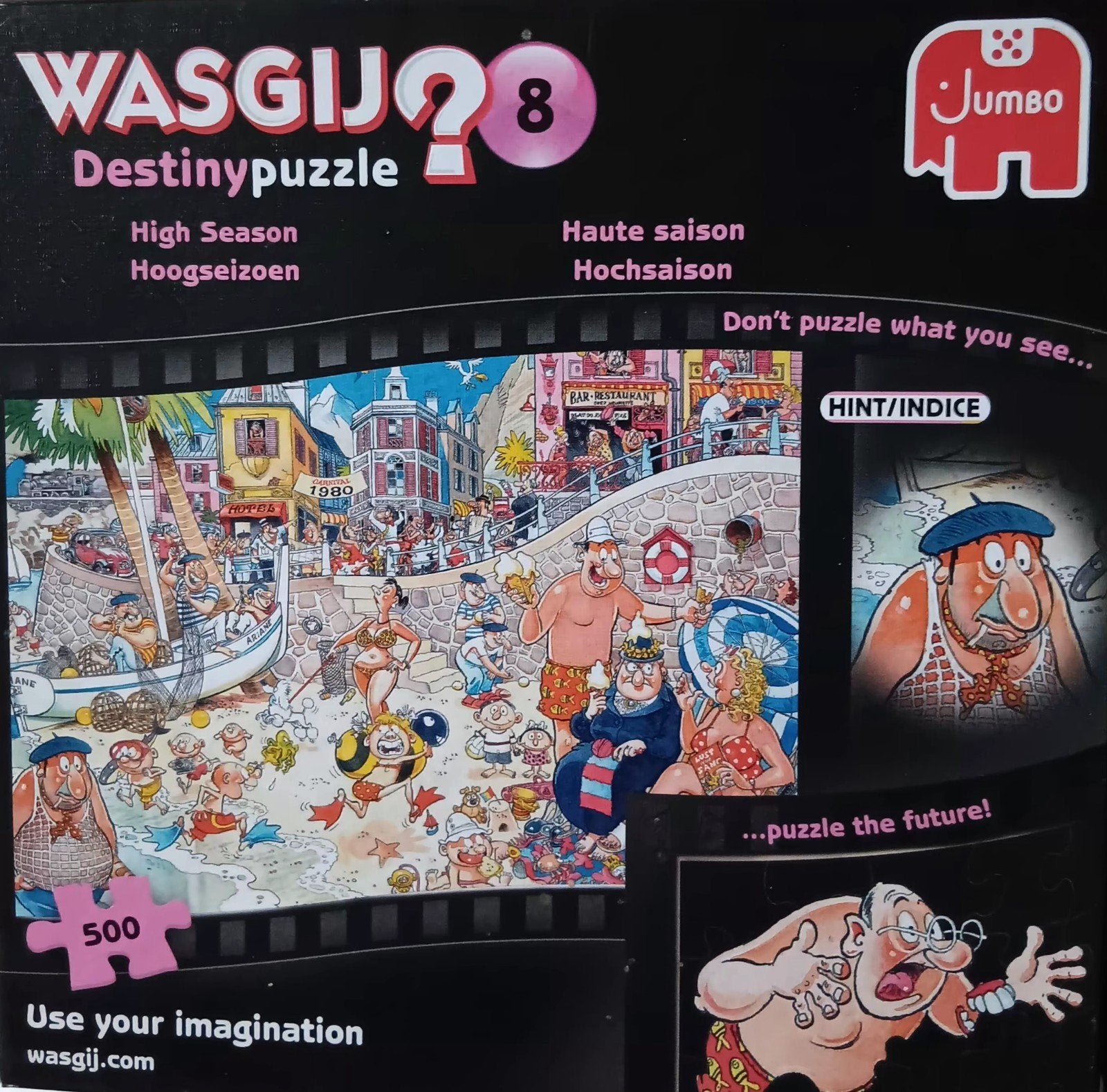 Wasgij puzzel 500 stukjes. Destiny 8, Ophalen of Verzenden, 500 t/m 1500 stukjes, Zo goed als nieuw
