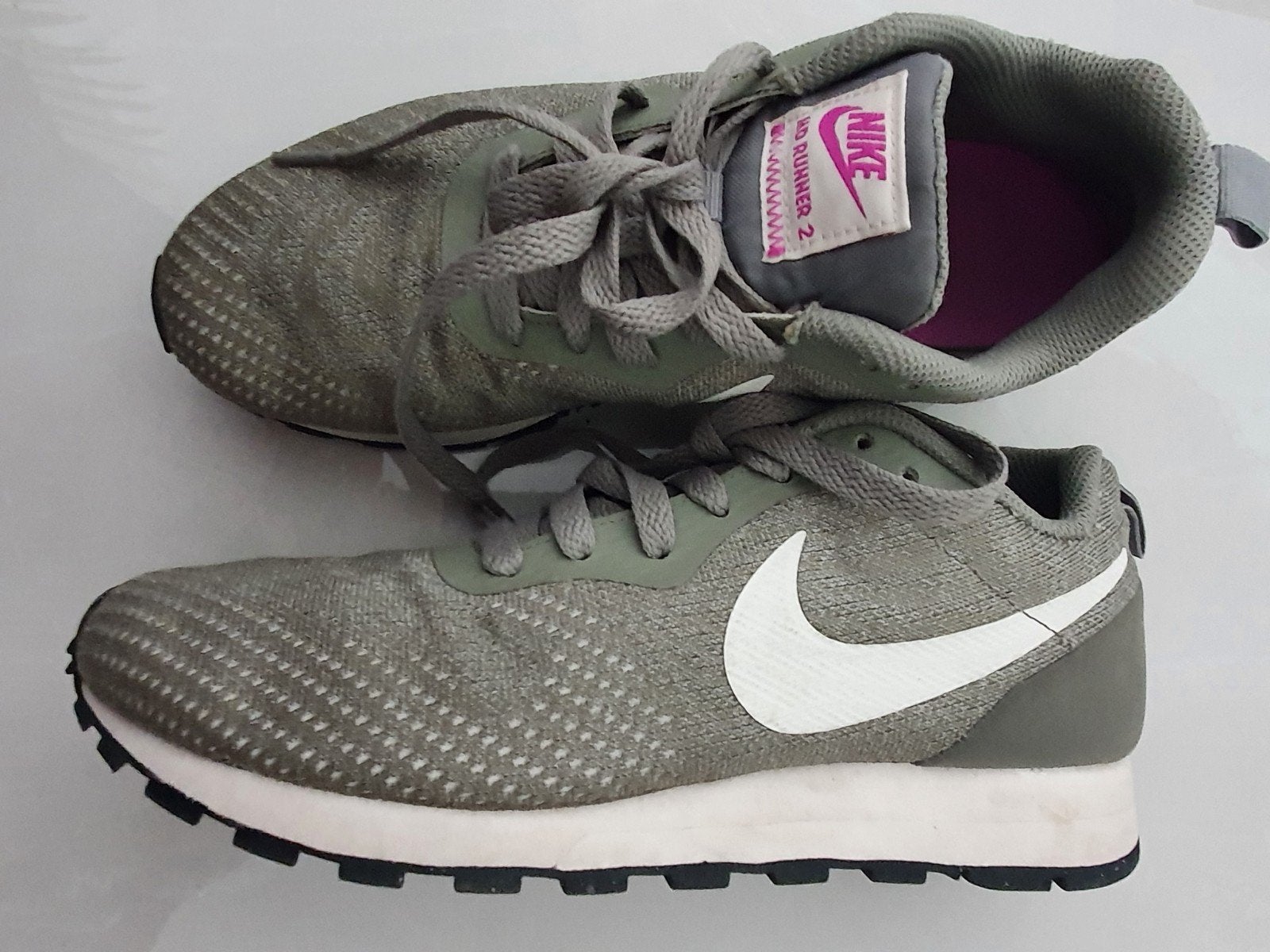 Nike MD Runner 2 sneakers - Maat 37.5, Nike, Ophalen of Verzenden, Groen, Sneakers of Gympen