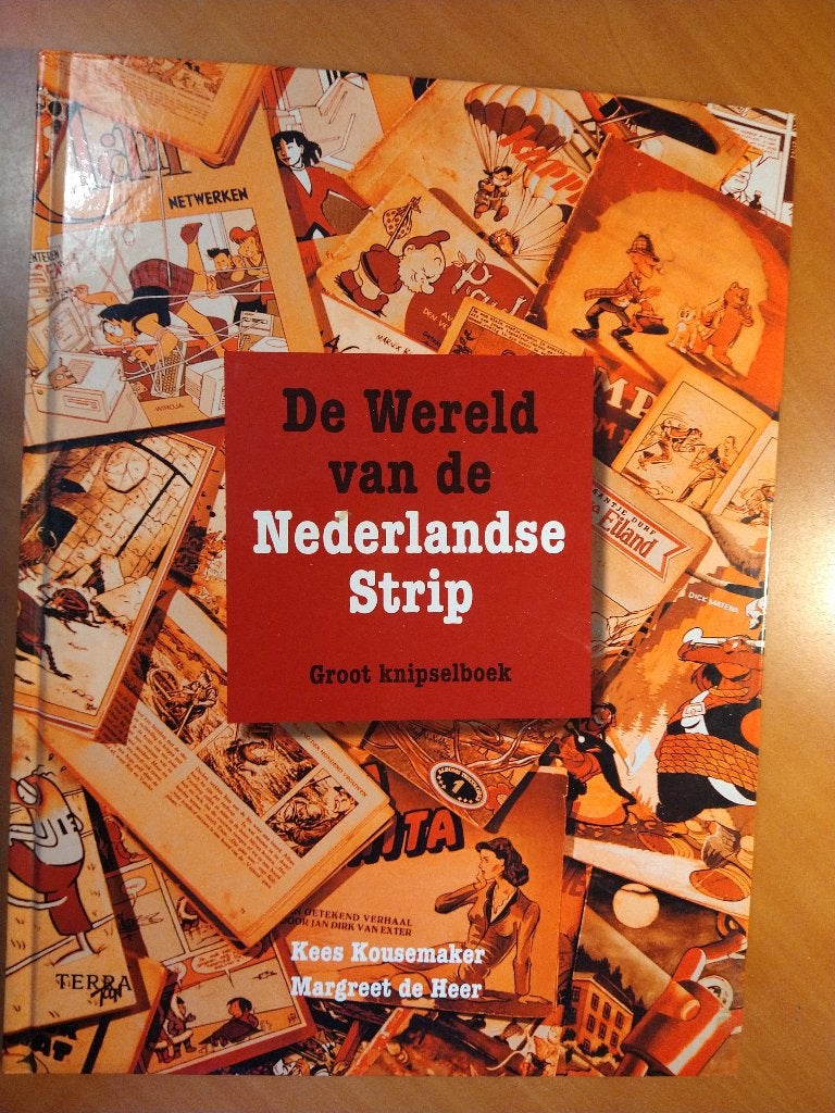 De wereld van de Nederlandse strip. Groot knipselboek, Eén stripboek, Ophalen of Verzenden, Zo goed als nieuw