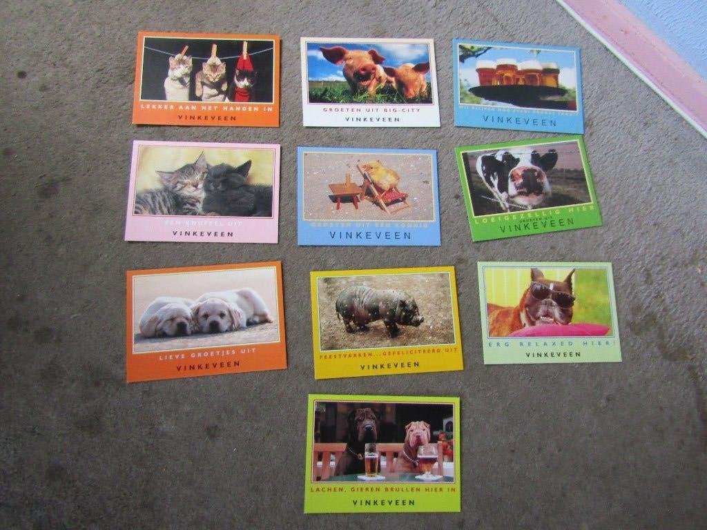 10 kaarten: Groeten uit Vinkeveen, Verzamelen, Ansichtkaarten | Nederland, Ophalen of Verzenden, 1980 tot heden, Ongelopen, Utrecht