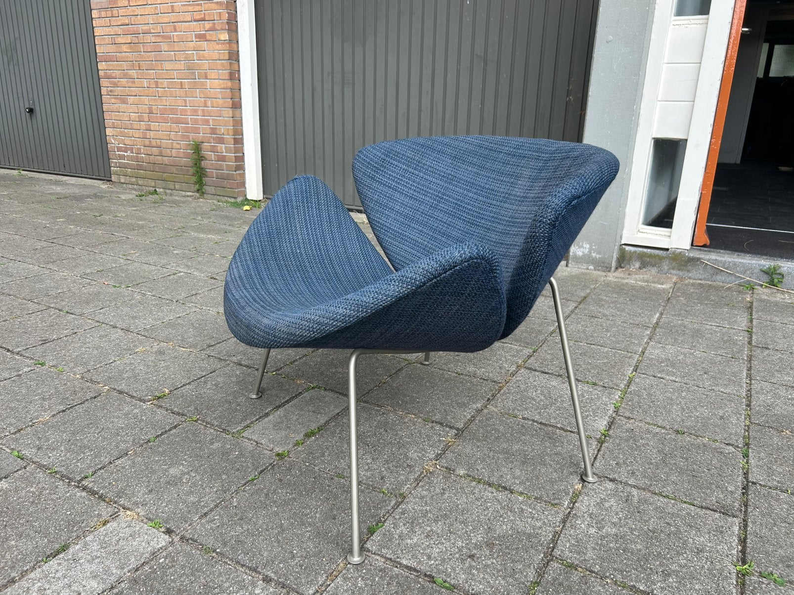 Vintage Artifort orange slice fauteuil, Huis en Inrichting, Fauteuils, Ophalen of Verzenden, Zo goed als nieuw, 75 tot 100 cm