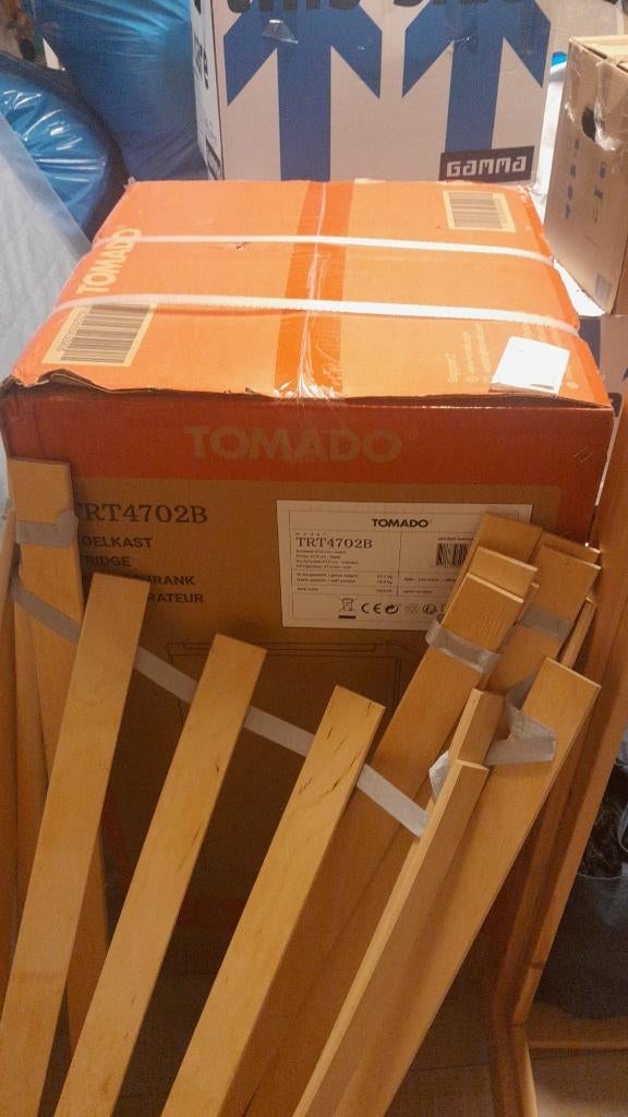 Koelkast nieuw in doos, 75 tot 100 liter, 60 cm of meer, Nieuw, Met vriesvak