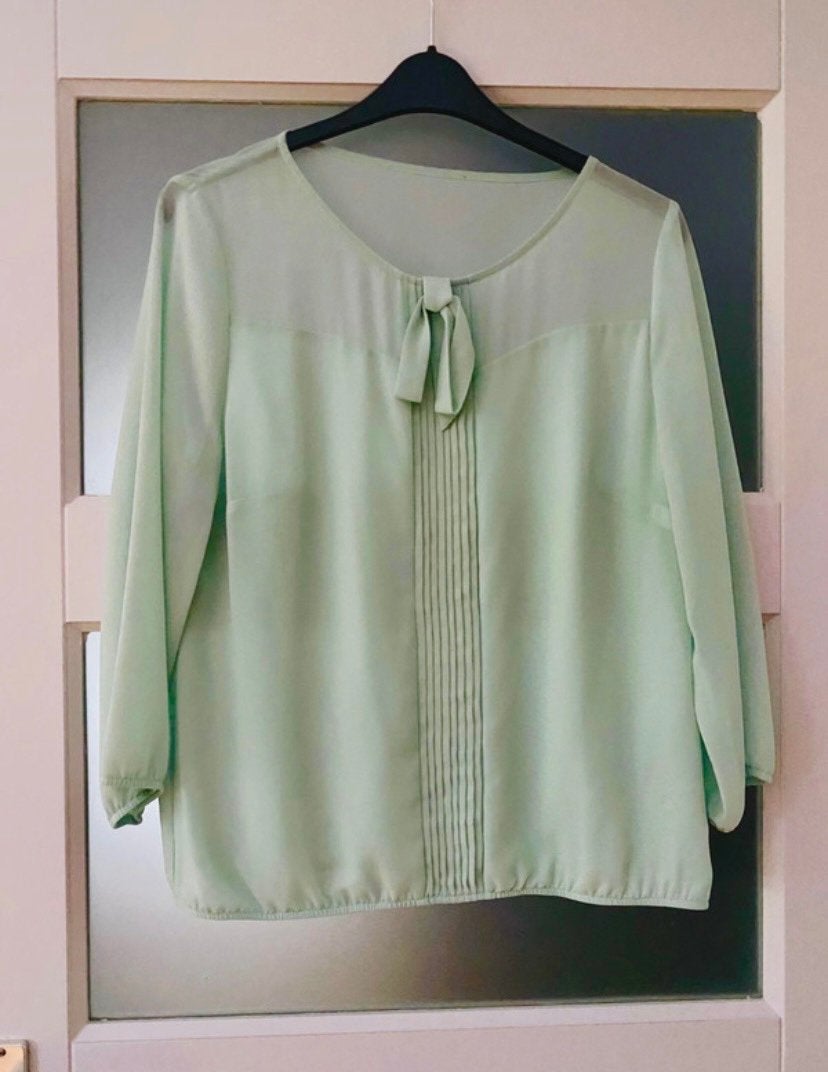 Prachtige Steps blouse – mintgroen | L/XL, Kleding | Dames, Blouses en Tunieken, Ophalen of Verzenden, Zo goed als nieuw, Maat 38/40 (M)