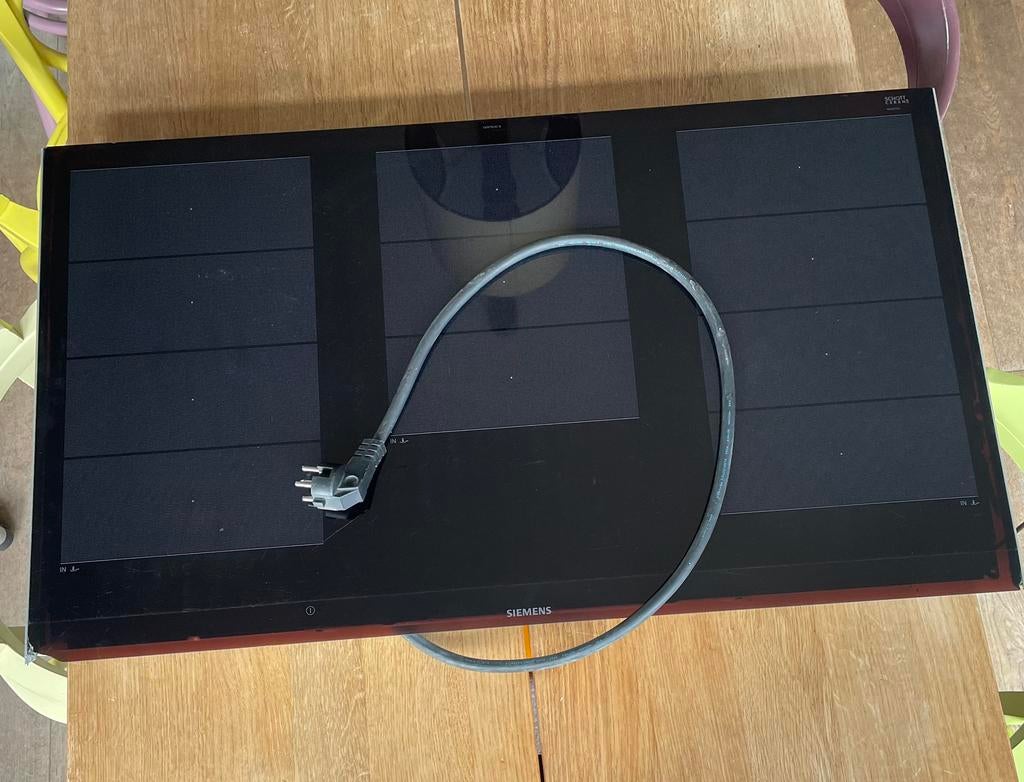 Siemens inductiekookplaat 90 cm, Witgoed en Apparatuur, Kookplaten, Ophalen, Gebruikt, Inbouw, Inductie