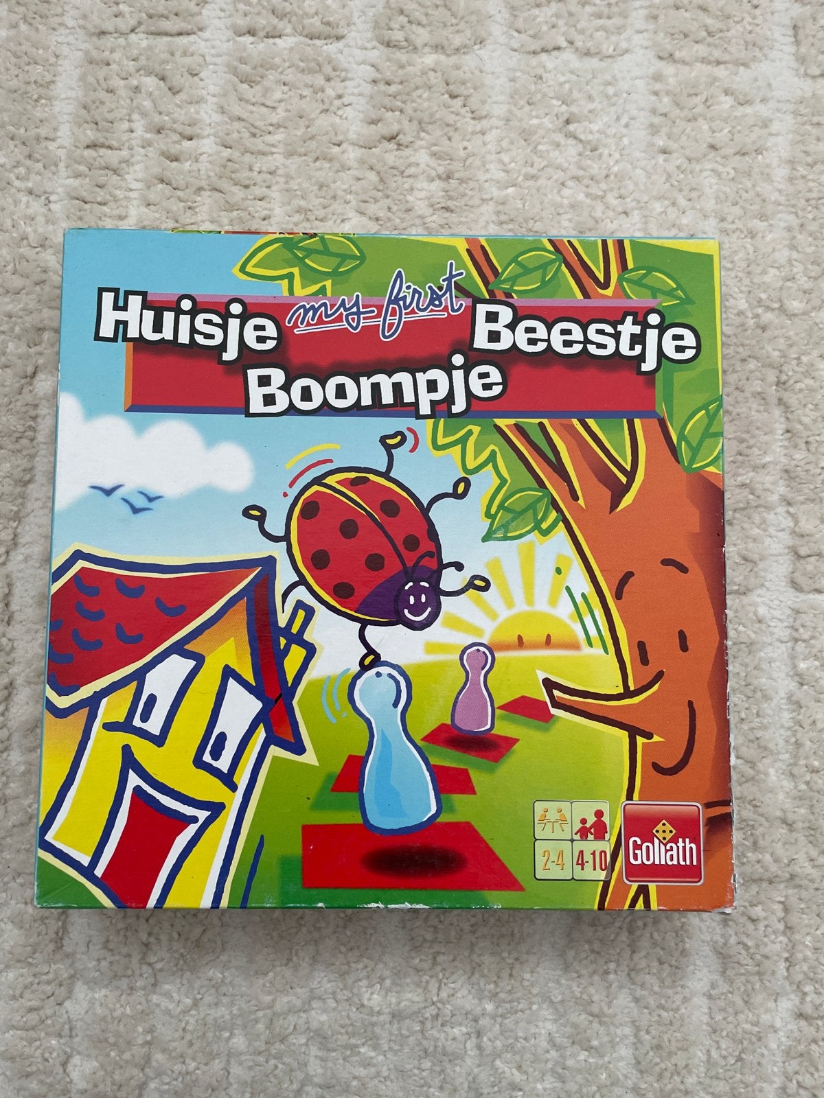 Goliath Huisje Beestje Boompje - My First Bordspel, Drie of vier spelers, Ophalen of Verzenden, Gebruikt