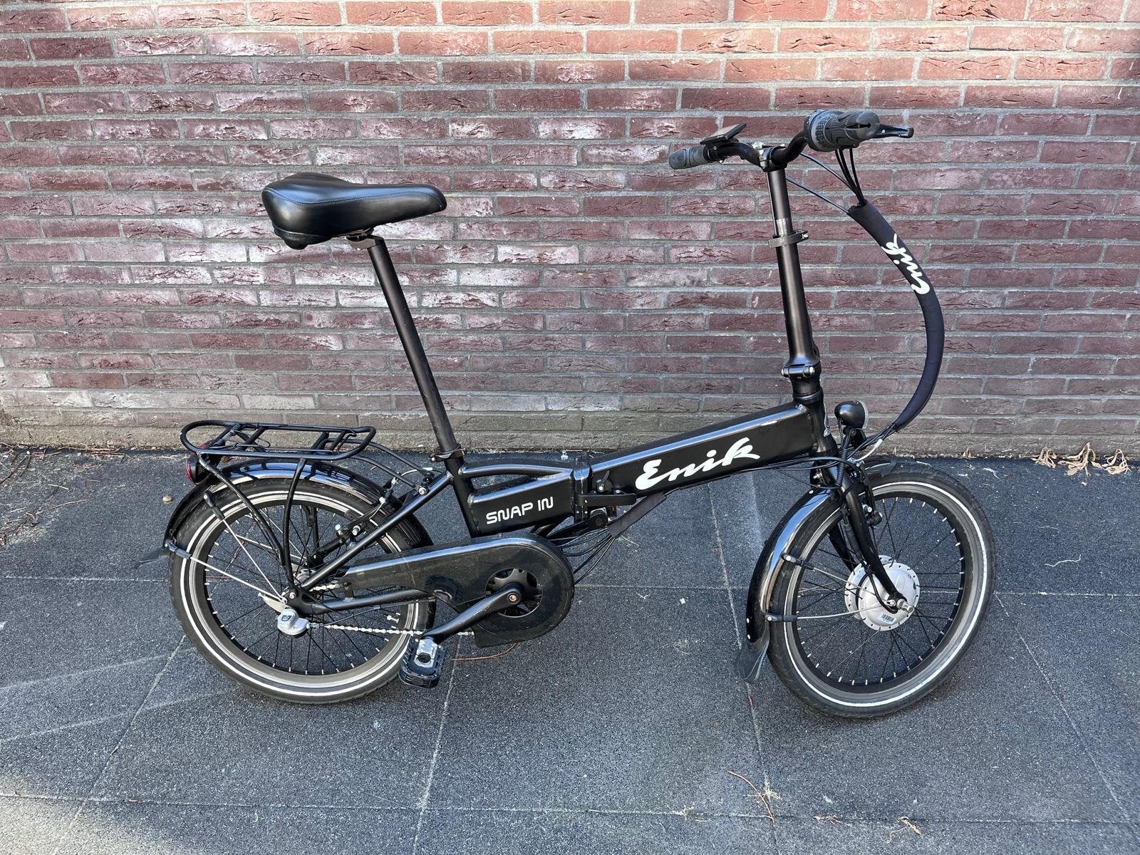 Enik Snap In Opvouwbare E-bike - met nieuwe accu, Gebruikt, Minder dan 47 cm, 30 tot 50 km per accu, Ophalen