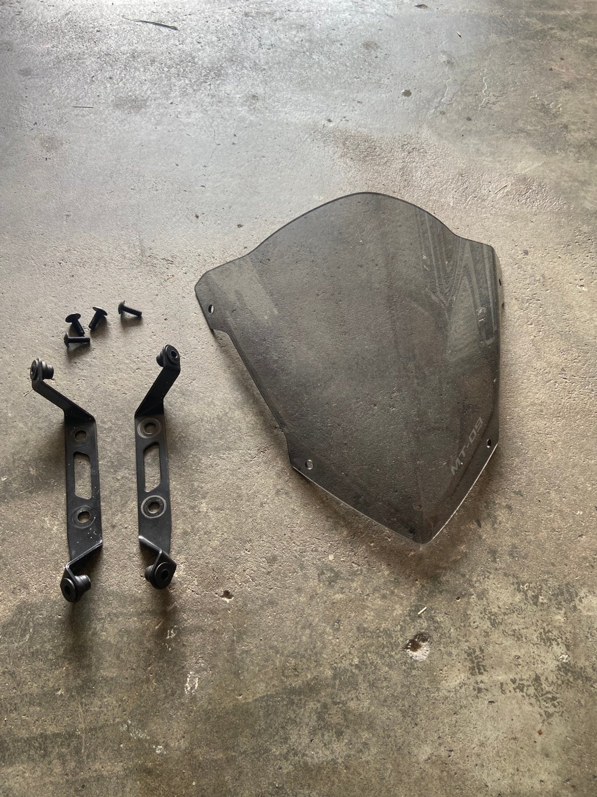 Windscherm smoke yamaha mt 09, Ophalen of Verzenden, Gebruikt
