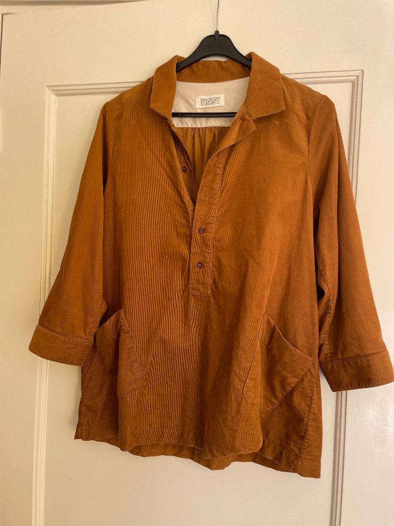Toast leuke corduroy blouse mt 12 / M herfstkleur, Maat 38/40 (M), Overige kleuren, Verzenden, Toast