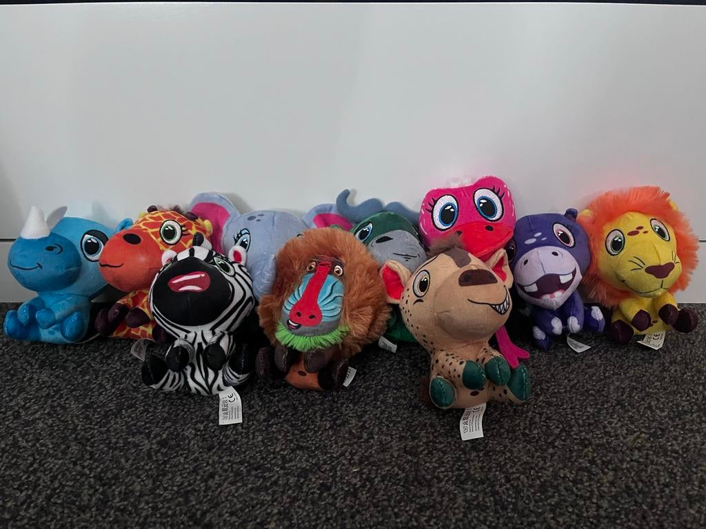 Lidl safari minis - hele set, Gebruikt, Overige merken, Overige karakters, Overige typen