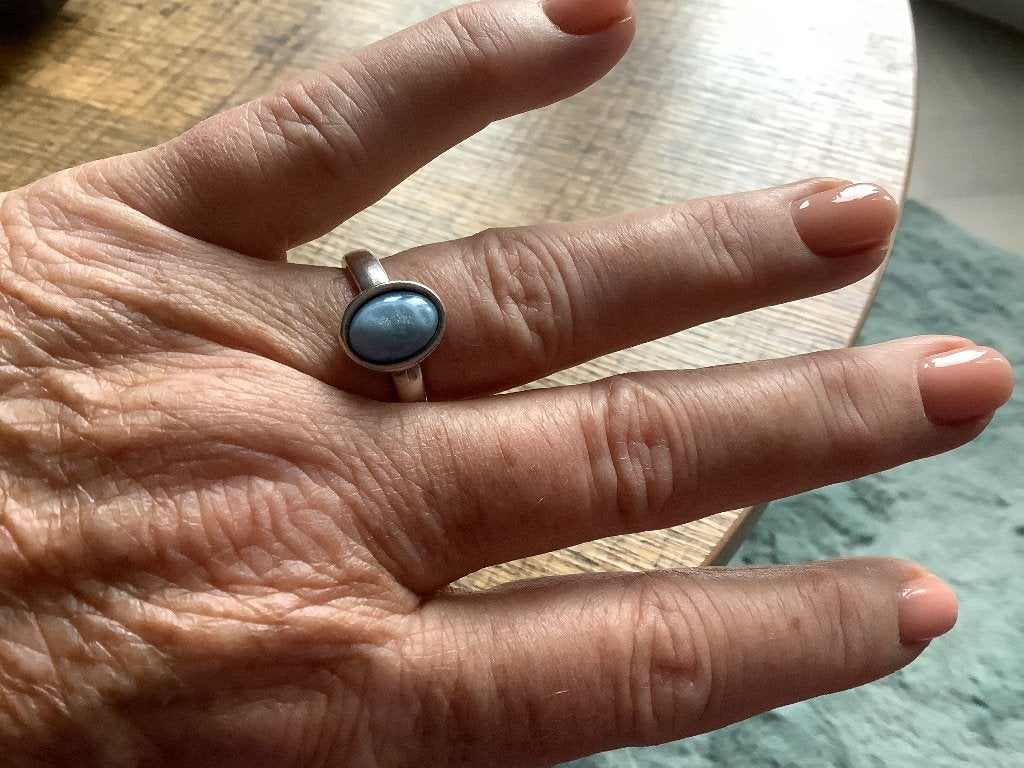 Qoss ring, Verzenden, 19 tot 20, Zo goed als nieuw, Dame