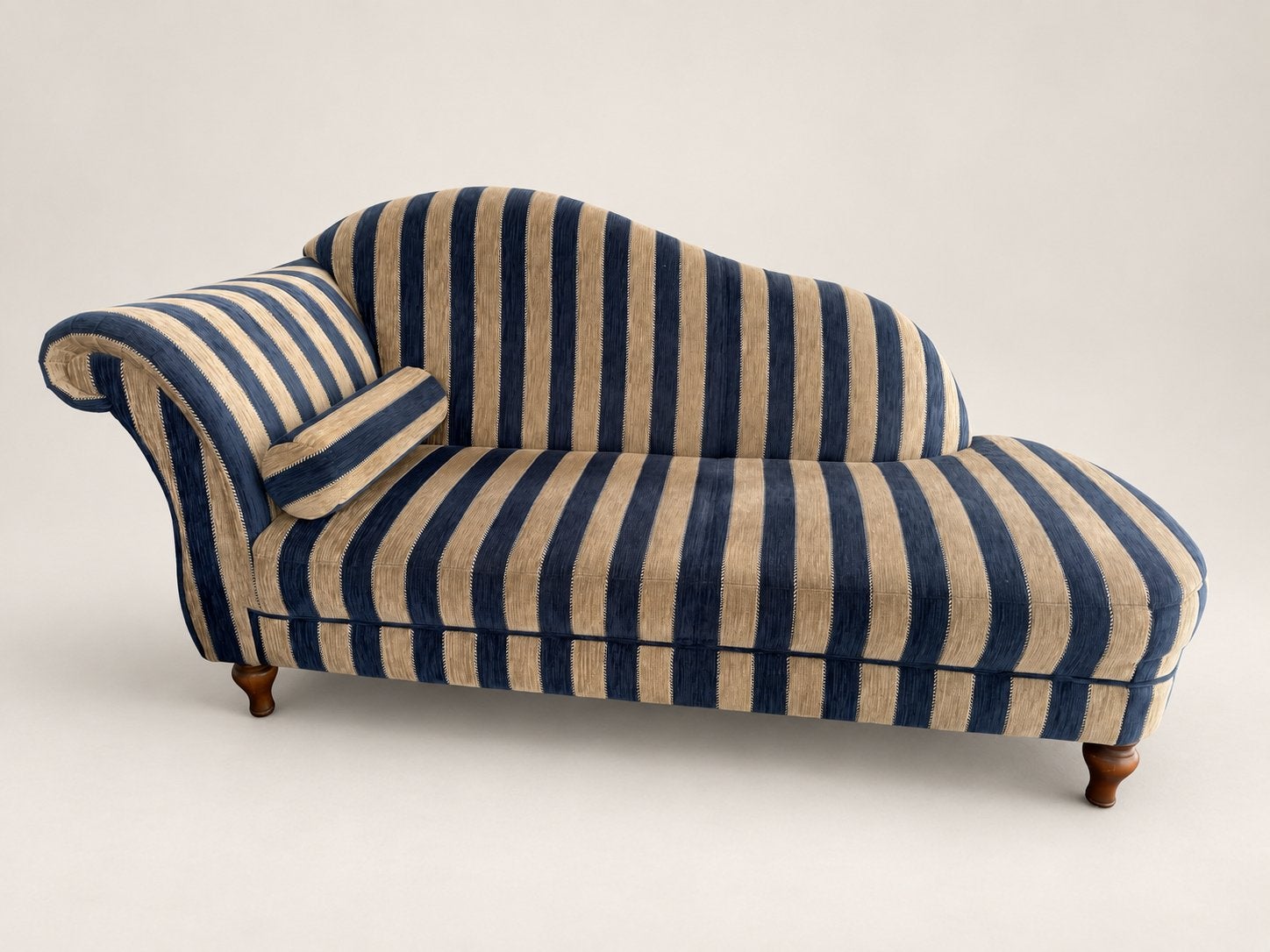 Luxe loungebank van sterke ribstof – 200 cm, Ophalen