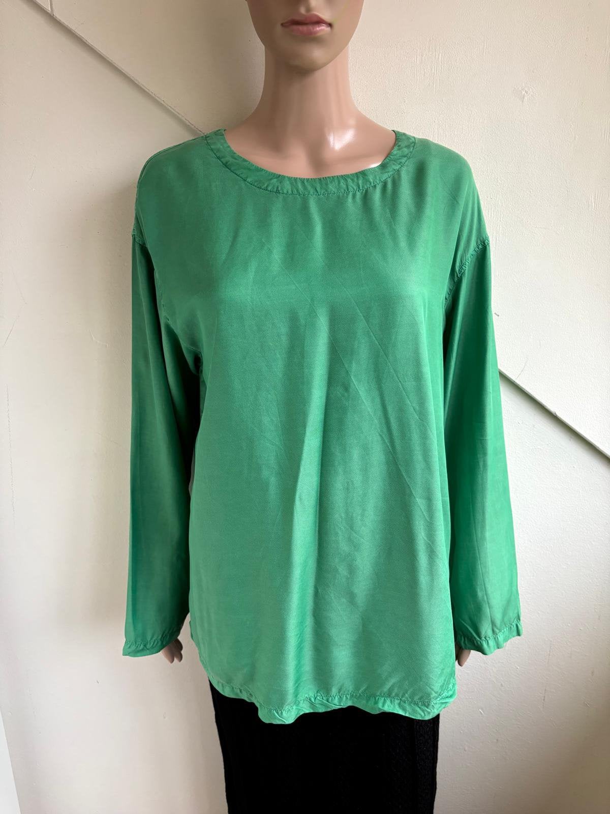 OSKA tuniek top groen maat L 40/42, Ophalen of Verzenden, Zo goed als nieuw, Maat 38/40 (M), Groen