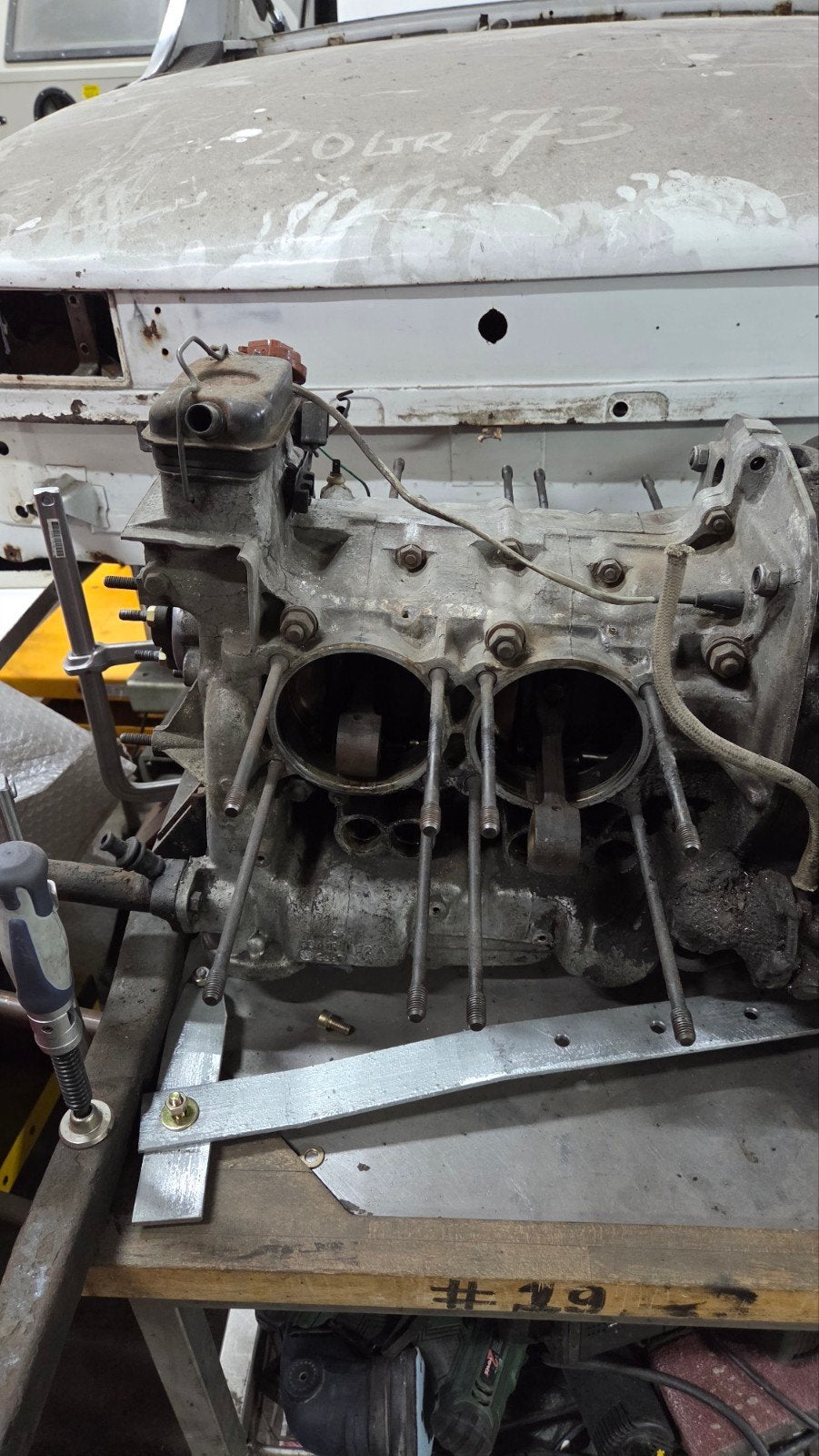 2.0 ltr  70PK VW bus motor 1977, Ophalen, Gebruikt, Volkswagen
