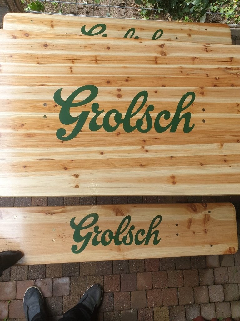 Picknick tafel, Tuin en Terras, Ophalen, Nieuw, Inklapbaar, Rechthoekig