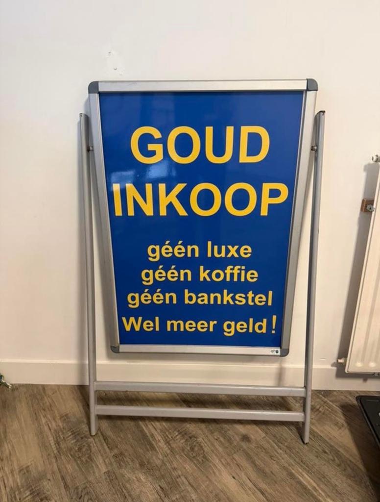 Reclamebord, Verzamelen, Merken en Reclamevoorwerpen, Ophalen, Zo goed als nieuw