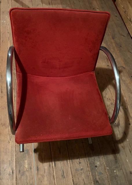 Set van 4 Vintage Design stoelen Metaform type Circel, Ophalen, Gebruikt, Vintage Design Gispen Artifort, Rood