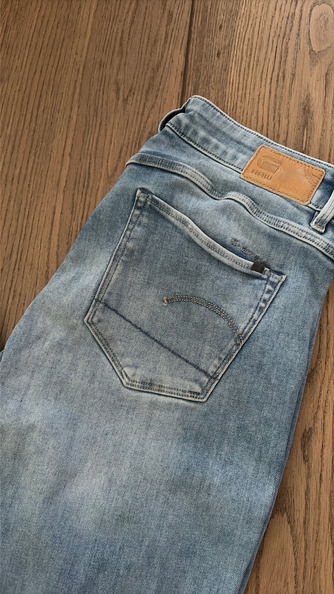 G-Star Raw 3301 mid skinny jeans 29-30, Ophalen of Verzenden, Zo goed als nieuw, Blauw, W28 - W29 (confectie 36)