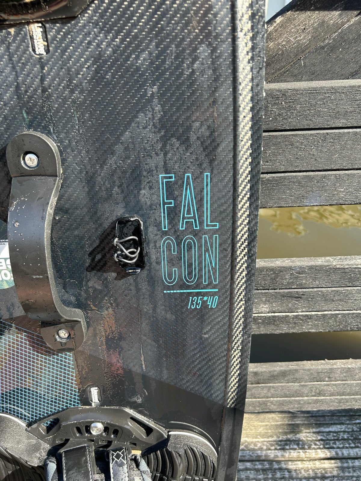 Lieuwe Falcon 135*40 Limited Edition Kiteboard, Watersport en Boten, Kitesurfen, Twintip, Kiteboard, Ophalen of Verzenden, Zo goed als nieuw